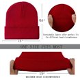 thumbnail image 2 of GFDYREE Bonnet de Queue de Cheval pour Femmes, Bonnet d'Hiver en Tricot Torsadé Extensible Chaud et Désordonné, 2 of 6