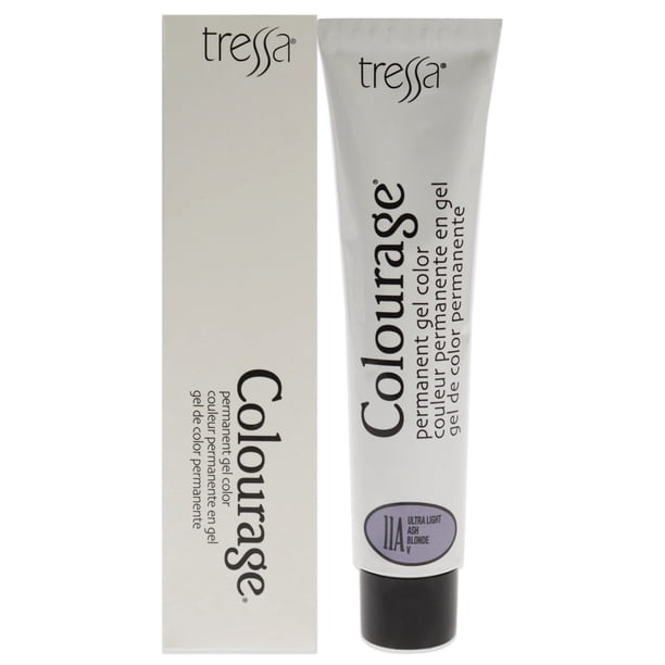 Tinte permanente en gel Colourage - 11A Rubio ceniza ultra claro de Tressa para unisex - Tinte para cabello de 2 oz Tressa Color de pelo 2 oz
