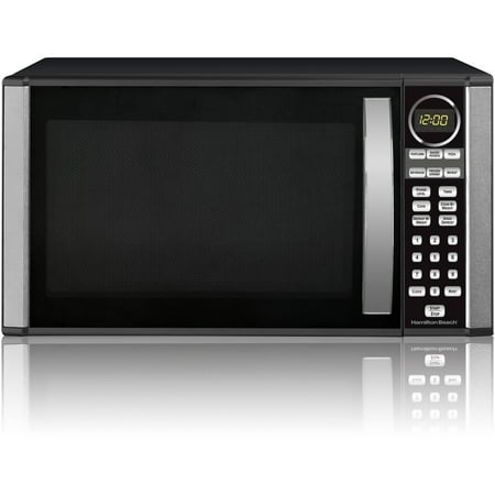 Hamilton Beach 1.3-cu. ft. Microwave Oven, Black (Best Black Stainless Steel Appliances)