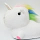 thumbnail image 3 of Suministro directo de fábrica, zapatillas de felpa de dibujos animados de unicornio que rodean los zapatos de algodón cubiertos con los pies de muñeca cálida de unicornio tridimensional, 3 of 5