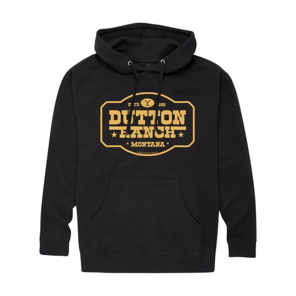 Yellowstone - Dutton Ranch Montana - Men's Pullover Hooded Fleece Sweatshirt
