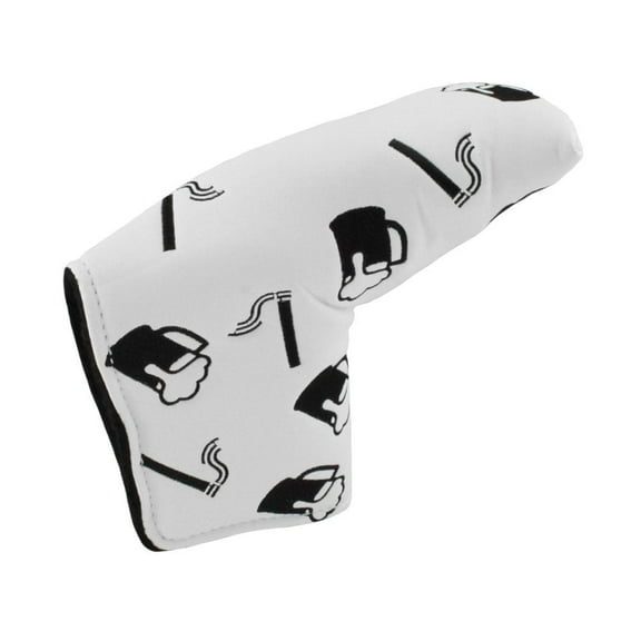 Hurricane Golf Smoke/Mug White Blade Putter Headcover FOR ODYSSEY SCOTTY CAMERON