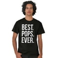 thumbnail image 4 of Best Pops Ever Dad Grandpa Far Day Men's Graphic T Shirt Tees Brisco Brands S, 4 of 5