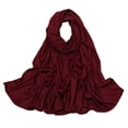 thumbnail image 3 of Hijab Musulman Tricoté Multicolore Simple Mode Décontractée pour Femmes, 3 of 3