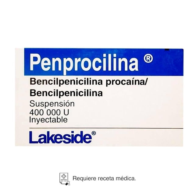 Penprocilina Bencilpenicilina 400 000 U suspensión inyectable