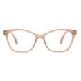 thumbnail image 3 of OPULIZE KAT Reading Glasses - Cat-Eye Frame - Matte Taupe - Men & Women - Spring Hinges - R59-U - +2.50, 3 of 7