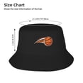 thumbnail image 4 of ZICANCN Bucket Hat Unisex for Men Women, Basketball Clip Art Vector Fashion Fishing Hat Cute Fisherman Cap, Black, 4 of 5