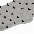 thumbnail image 5 of Women's Ankle Socks with Allover Heart Print and Soft Ribbed Cuff Trim - Multicolored-2, 5 of 7