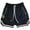 Black, variant on Conairie Men Athletic Shorts Solid Loose Drawstring Quick Dry Elastic Workout Shorts Breathable Summer Beach Shorts With Pockets Black L