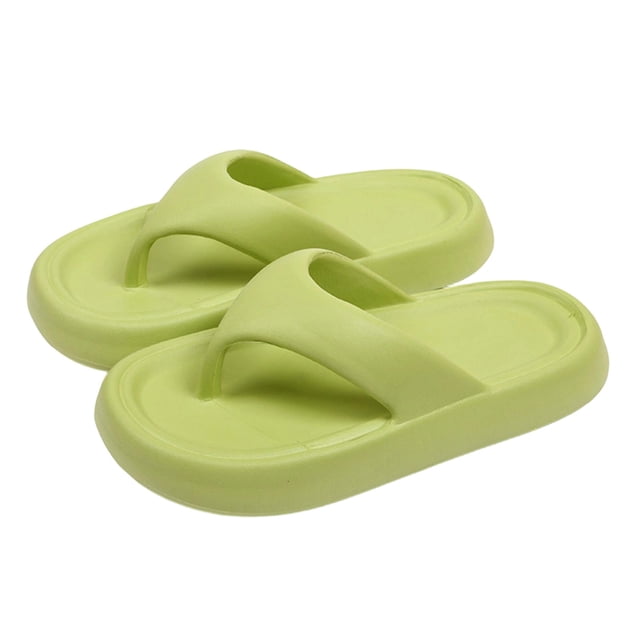 Zapatillas de Suela Suave para el Hogar, Diapositivas de Goma Soldada Gruesa Unisex Interior/Exterior