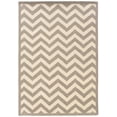 thumbnail image 1 of Hawthorne Collection 5' x 7' Hand Hooked Chevron Wool Rug in Gray, 1 of 6