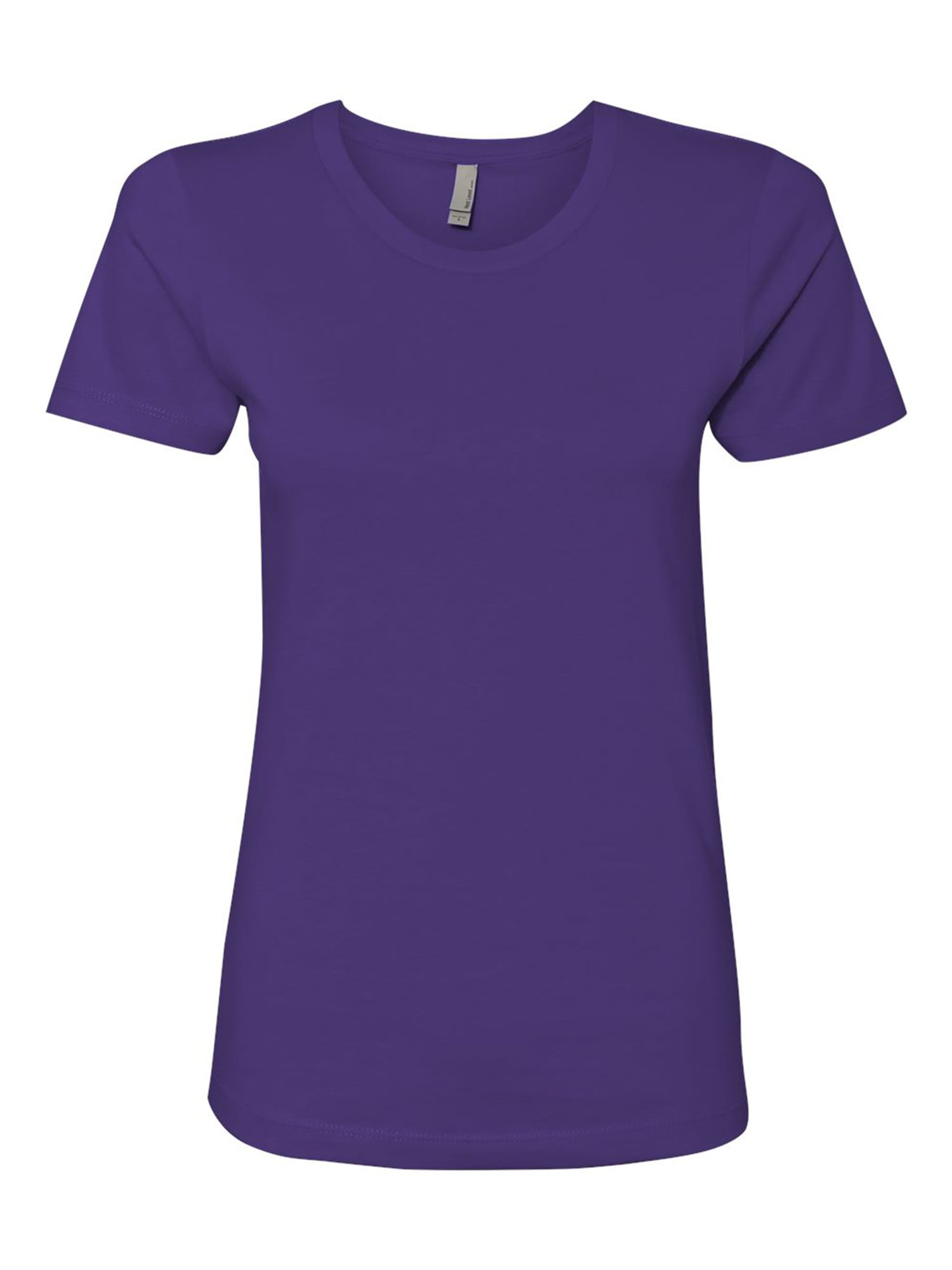 Fashion Blouse Clothes L6Nv4o@A Girls Short Sleeve Lavender Purple Solid Color T-Shirts XS-XL