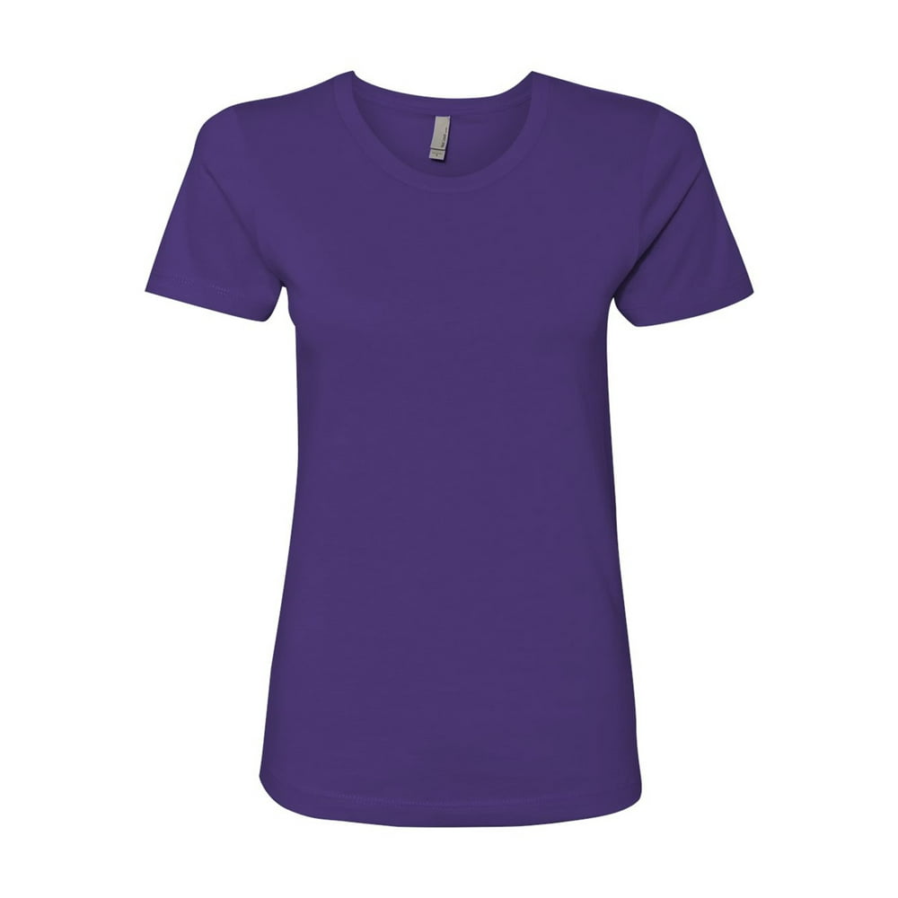 purple basic tee