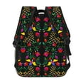 thumbnail image 3 of Haiem Mexican Flower 2 Printed School Backpack,Casual Travel Lightweight Backpack,Durable Comfortable Multifunctional Backpack,Laptop Backpack, 3 of 6