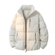 thumbnail image 1 of Ceisia Men's casual solid color warm stand collar zipper coat Gift pocket long sleeve outerwear, 1 of 4
