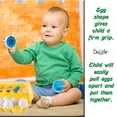 thumbnail image 5 of Juguete de huevo a juego de colores y formas - Juguete de aprendizaje de reconocimiento de colores y clasificación de formas para niños pequeños - Juego preescolar - Educación Montessori - Huevos de P, 5 of 5