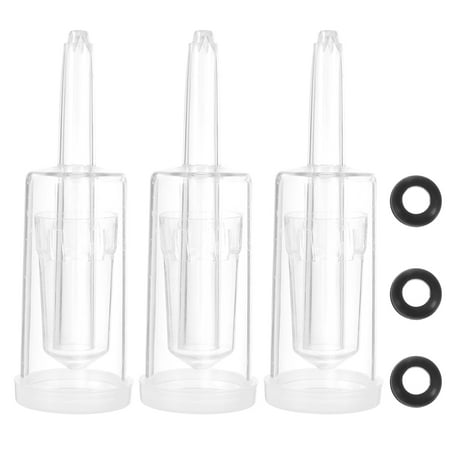 

Airlock Fermentation Homemade Lock Brewing 3 Piece Bubbler Beer Homebrew Glass Diy Making Silicone Waterless