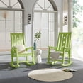 thumbnail image 2 of GONICHA Oversized Rocking Chair, Outdoor Rocking Chair for Adults, All Weather Resistant Porch Rocker for Lawn Garden,Green, 2 of 6