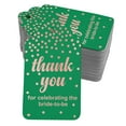 thumbnail image 1 of Inkdotpot Real Rose Gold Foil ThankYou For Celebrating The Bride To Be Bridal Shower Tags Favor Hang Paper Tags 100 Pack, 1 of 6
