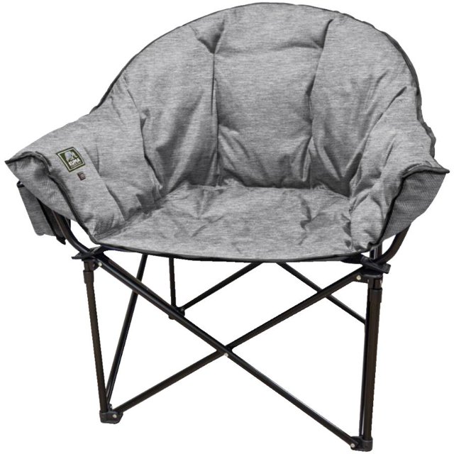 Fauteuil Chauffant Lazy Bear - Gris Chiné, avec Sac de Transport