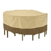 Classic Accessories Veranda™ Round Patio Table & Chair Set Cover - Water Resistant Outdoor Furniture Cover, Medium (78922)