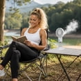 thumbnail image 7 of Handheld Mist Fan Portable Rechargeable Mini Spray Fan Dual Nozzle Quiet Operation USB Powered Cooling Fan for Outdoor and Indoor Use, 7 of 7