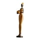 thumbnail image 4 of Figura de mujer, estatua tribal, escultura de dama, decoración, artesanía, figura africana Dorado, 4 of 9