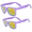 Purple, variant on Matching Family Sunglasses - UV400 Protection with Impact Resistant Polycarbonate Lenses - Lightweight Kids’ Polarized Matte Frame Mirror Glasses - Mommy & Me – Mother & Daughter - Purple