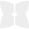 thumbnail image 4 of 28"OD x 4"ID x 10 1/2"C x 1"P Cosmo Architectural Grade PVC Contemporary Ceiling Medallion, Two Piece, 4 of 11