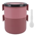 thumbnail image 3 of Bento Box, BPA Free Stackable Lunch Box Heat Preservation  For Home For Office For Travel Blue,Red,Green, 3 of 8