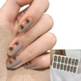 thumbnail image 1 of Women Nail Sticker Waterproof Full Nail Self-adhesive Chic Nail Wrap Nail Decal, 1 of 2