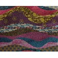 thumbnail image 5 of oneOone Georgette Viscose Purple Fabric Floral Craft Projects Decor Fabric Printed By The Yard 42 Inch Wide, 5 of 5