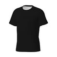 thumbnail image 3 of Rocae Black for Men's Moisture-Wicking Crew Tee - T-Shirt for Sports, Outdoor Activities, and Casual Wear, 3 of 9