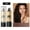D, variant on WIFKLSIIPG Hair Chalk Temporary Hair Dye Hair Color Crayon Cover Natural Effect Hair Dye Hair Coloring Tool Lipstick Style Sweatproof Hair Covering White Hair