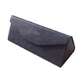 thumbnail image 1 of Minnieouse Caliente gafas de sol caja plegable PU resistente al agua gafas caso Color sólido portátil gafas organizador de protección Cadenas y cordones para anteojos negro Minnieouse PS9053-04, 1 of 4