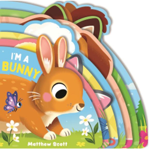 I'm a Bunny: (a Shaped Board Book Full of Animal Sounds, Lively Rhymes, and Interactive Fun for Babies and Toddlers) (Board Book)