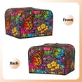 thumbnail image 3 of Haiem Butterfly Garden Print Toaster Covers 4 Slice Wide Slot,Bread Dust Cover & Fingerprint Protection,Bread Machine Cover,Appliance Covers, 3 of 7