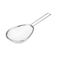 thumbnail image 3 of Colador de malla de acero inoxidable, colador de alimentos, forma ovalada práctica, de malla gruesa para fideos, aceite, vegetales, alimentos, 3 of 8