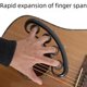 thumbnail image 2 of Expansor de dedo de guitarra, artefacto auxiliar de entrenamiento de mano, expansor de dedo de mano izquierda, entrenador, divisor de dedo abierto, 2 of 5