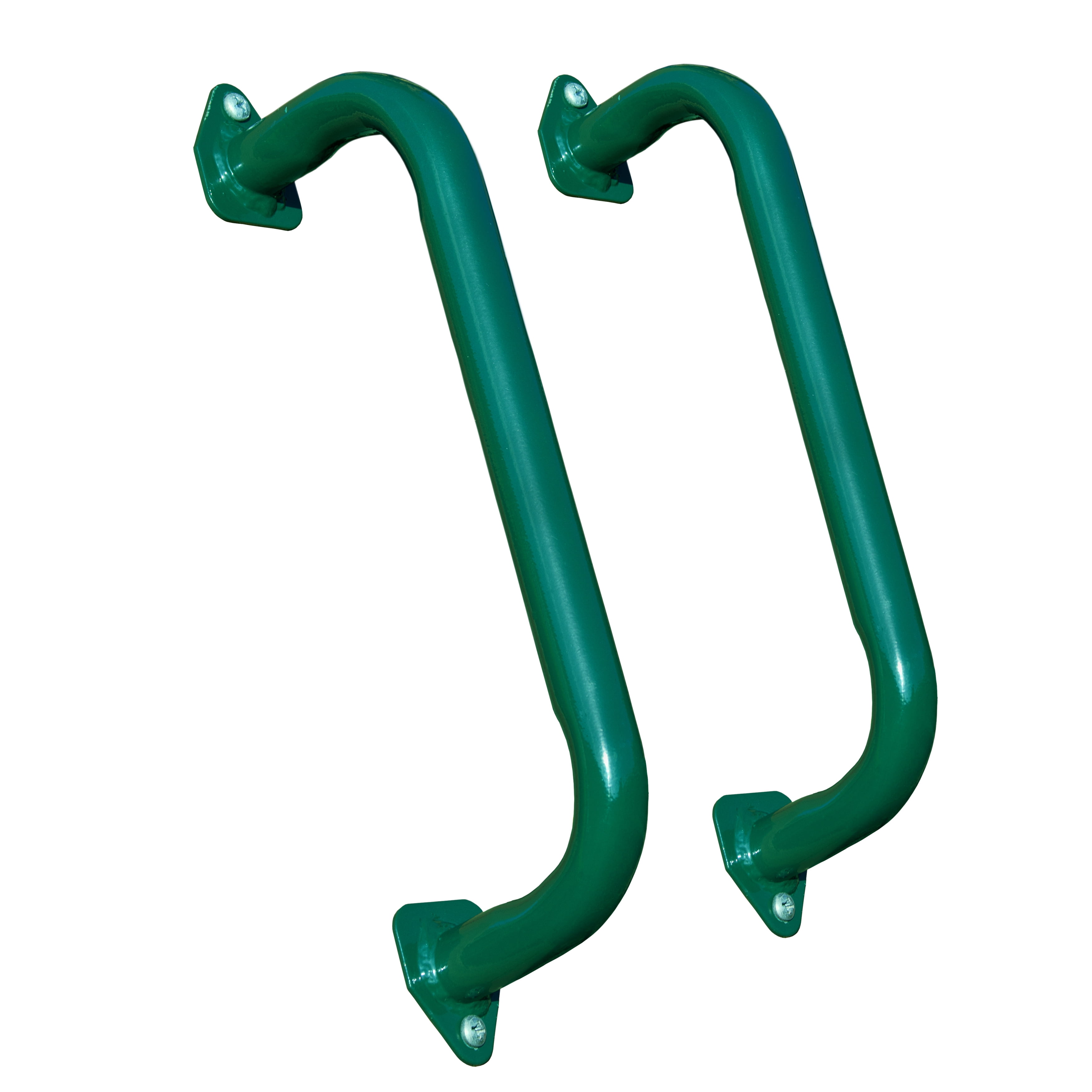 Gorilla Playsets 16Inch Metal Safety Handles (Pair) Green Walmart