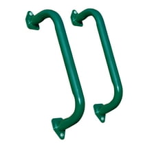 Gorilla Playsets 16-Inch Metal Safety Handles (Pair) - Green