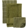 Canopy Kitchen Towels Set Of 4, Chive Gr