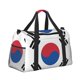 thumbnail image 2 of Fotbe Korea Bolsa de Viaje con Estampado, Bolsa de Fin de Semana para Mujer con Compartimento para Zapatos, Bolsa de Gimnasio con Bolsillo Húmedo, 2 of 7