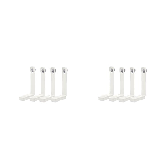 Cateissary Juego de 4 unidades de soporte Universal para sábanas color Gris y Blanco