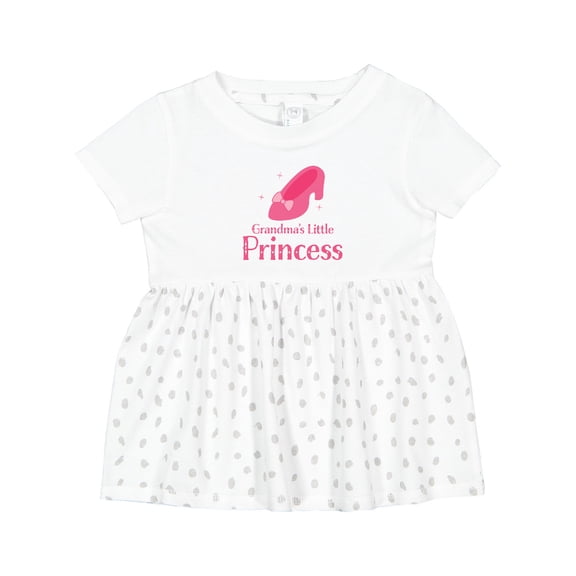 Inktastic Grandma's Little Princess Girls Baby Dress