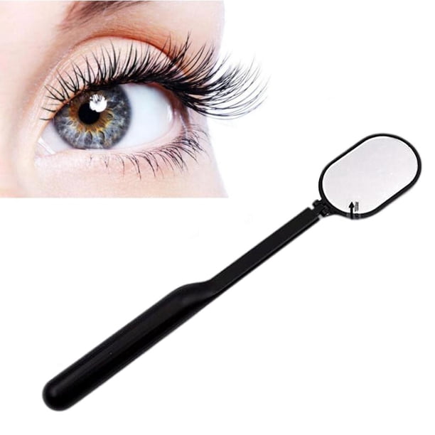 Espejo de pestañas grande perfecl para extensiones de pestañas negro