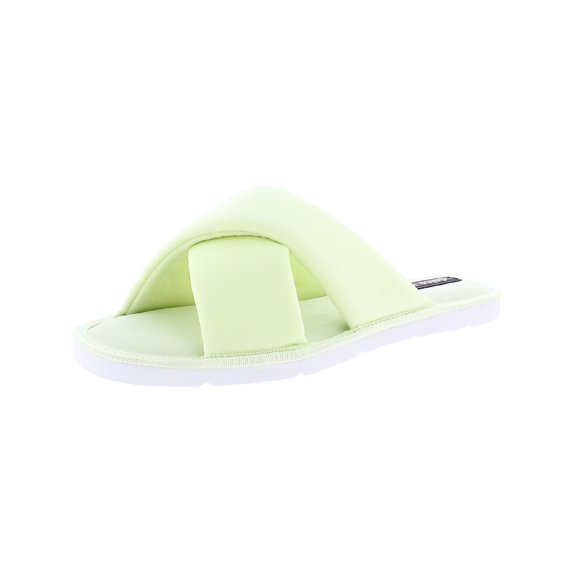 Dolce Vita Womens Parke Open Toe Slip On Slide Sandals