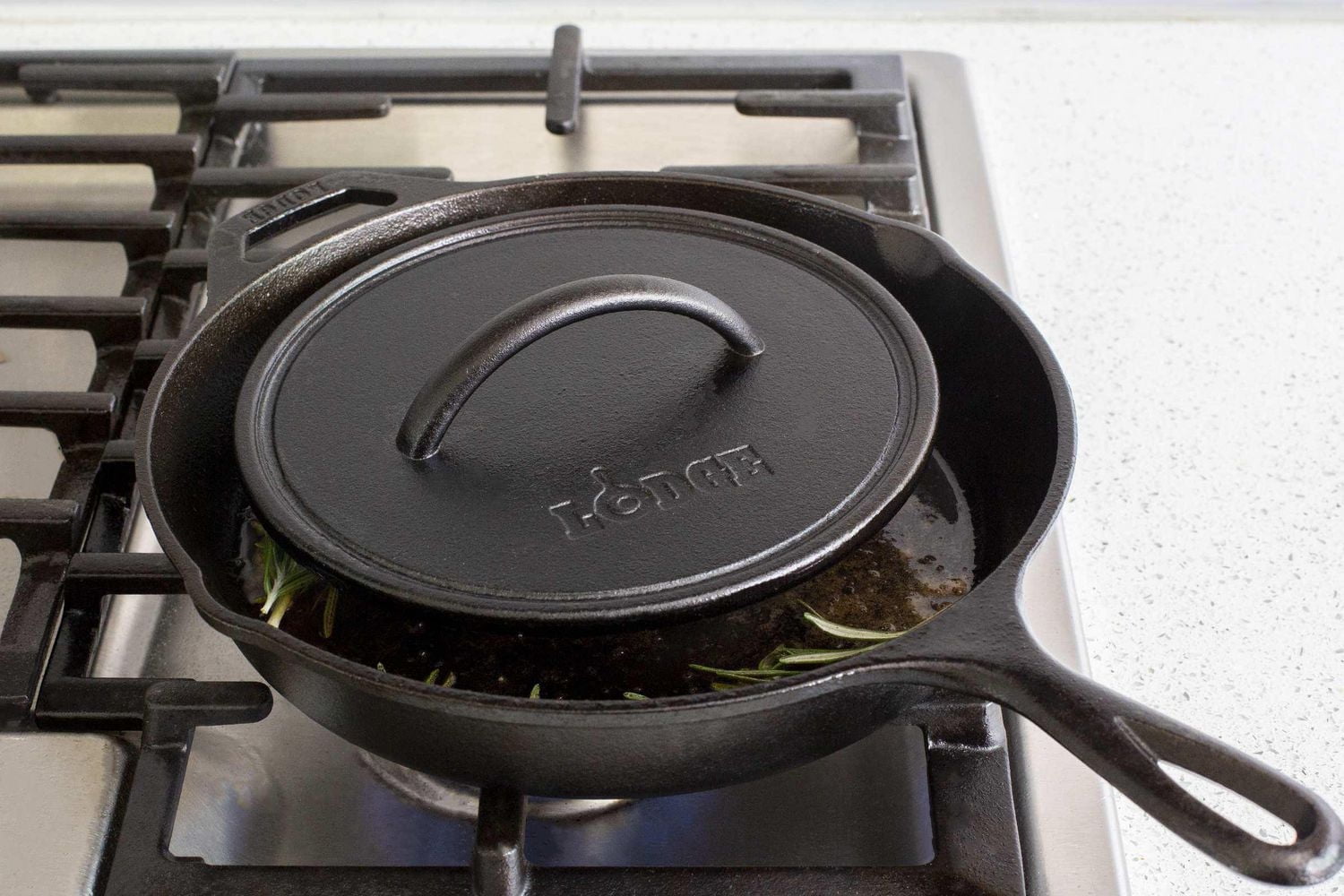 Presse à gril plate ronde Lodge