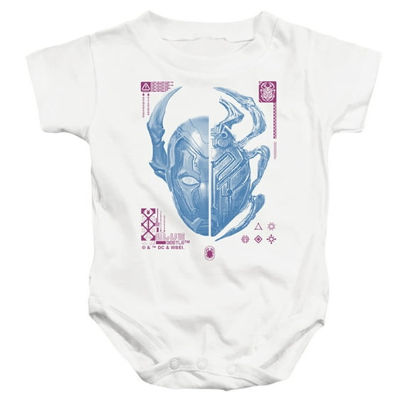 Blue Beetle (2023) Split Beetle Unisex Infant Snap Suit for Baby