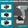 thumbnail image 4 of For Ma*kita 40V Lithium Battery Adapter BL4040 BL4025 BL4045 Convert Works Ma*kita 18V Cordless Power Tool Conversion Kit, 4 of 6